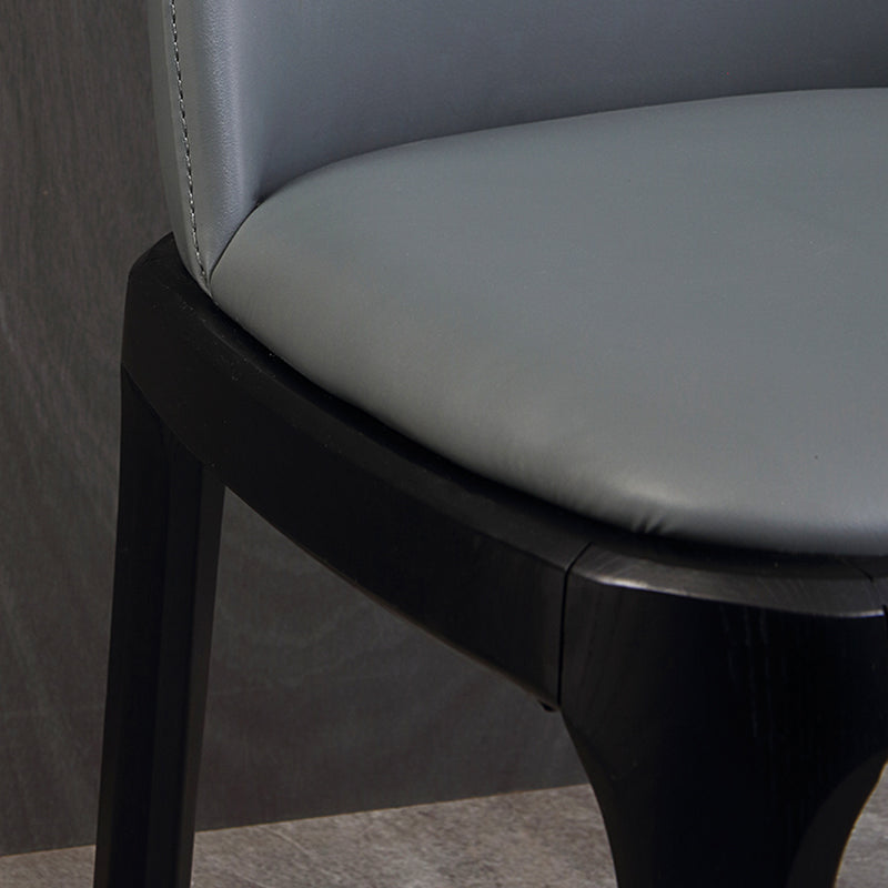 Contemporary Side Dining Chairs Faux Leather Kitchen Chairs for Home Clearhalo 'Dining Chairs' 'Dining Tables & Seating' 'dining_chair' 'furn' 'furn_dining_chair' 'Furniture' 'furniture_dining_chair' 'Kitchen & Dining Furniture' 5033445