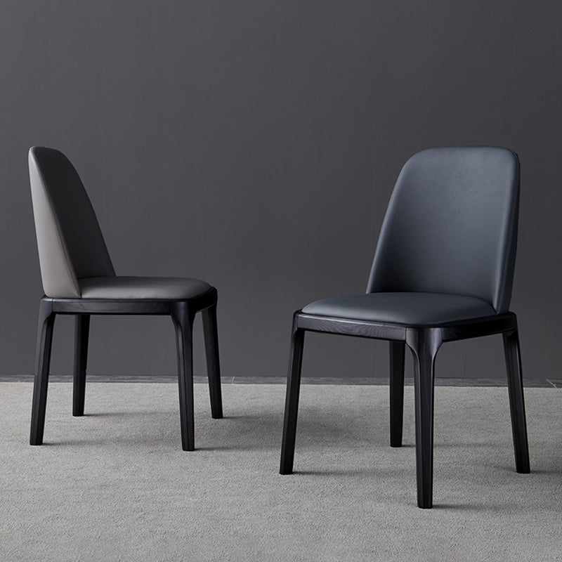 Modern Side Dining Chairs Faux Leather Dining Chairs for Kitchen Clearhalo 'Dining Chairs' 'Dining Tables & Seating' 'dining_chair' 'furn' 'furn_dining_chair' 'Furniture' 'furniture_dining_chair' 'Kitchen & Dining Furniture' 5033468