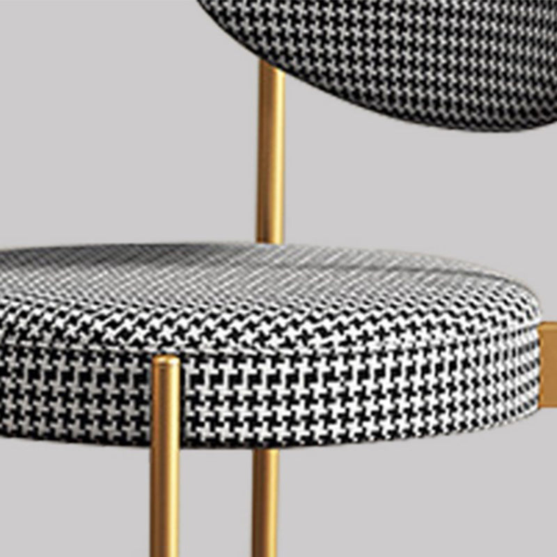 Glam Style Dining Room Chair Fabric Dining Side Chair for Indoor Clearhalo 'Dining Chairs' 'Dining Tables & Seating' 'dining_chair' 'furn' 'furn_dining_chair' 'Furniture' 'furniture_dining_chair' 'Kitchen & Dining Furniture' 5033486