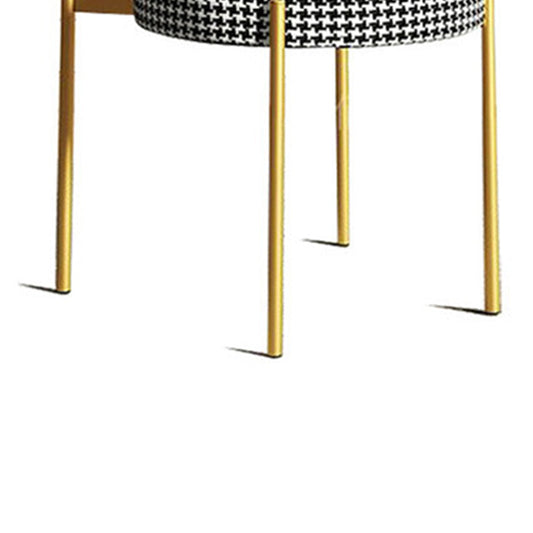 Glam Style Dining Room Chair Fabric Dining Side Chair for Indoor Clearhalo 'Dining Chairs' 'Dining Tables & Seating' 'dining_chair' 'furn' 'furn_dining_chair' 'Furniture' 'furniture_dining_chair' 'Kitchen & Dining Furniture' 5033488