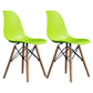 Contemporary Wood Armless Chair Kitchen Dining Room Solid Back Chair Light Green Set of 2 Clearhalo 'Dining Chairs' 'Dining Tables & Seating' 'dining_chair' 'Furniture' 'furniture_dining_chair' 'Kitchen & Dining Furniture' 5033516