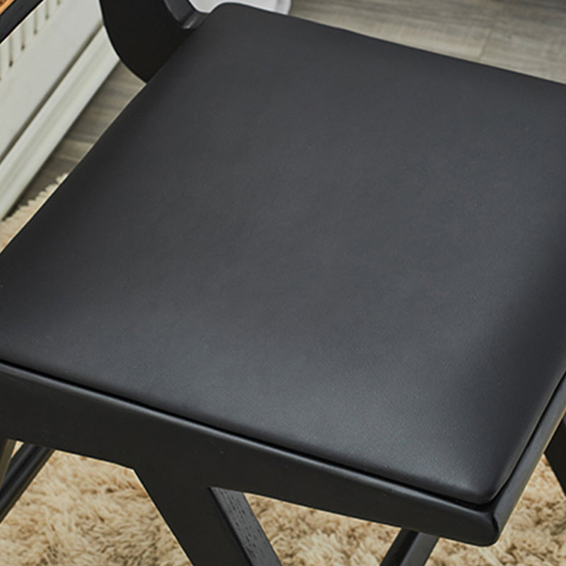 Modern Style Side Chair Open Back Solid Wood Dining Chair for Home Clearhalo 'Dining Chairs' 'Dining Tables & Seating' 'dining_chair' 'furn' 'furn_dining_chair' 'Furniture' 'furniture_dining_chair' 'Kitchen & Dining Furniture' 5033538