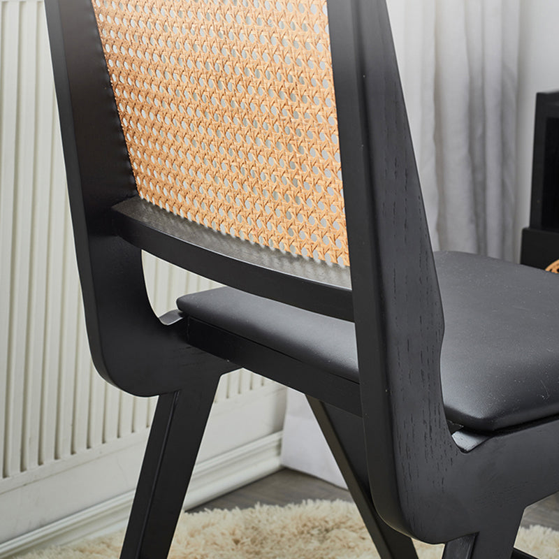 Modern Style Side Chair Open Back Solid Wood Dining Chair for Home Clearhalo 'Dining Chairs' 'Dining Tables & Seating' 'dining_chair' 'furn' 'furn_dining_chair' 'Furniture' 'furniture_dining_chair' 'Kitchen & Dining Furniture' 5033545