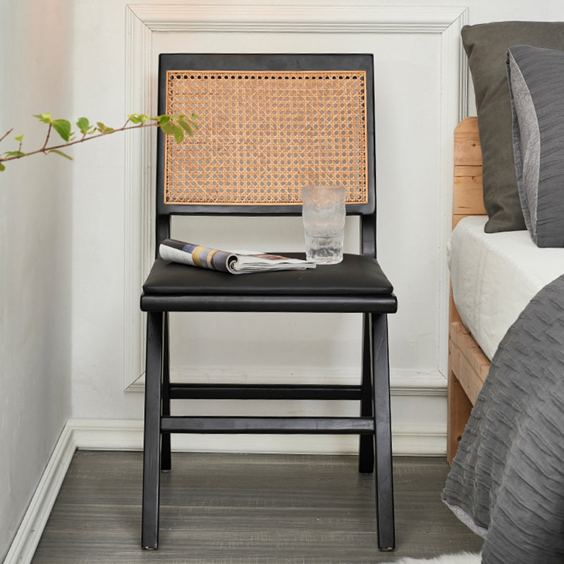 Modern Style Side Chair Open Back Solid Wood Dining Chair for Home Clearhalo 'Dining Chairs' 'Dining Tables & Seating' 'dining_chair' 'furn' 'furn_dining_chair' 'Furniture' 'furniture_dining_chair' 'Kitchen & Dining Furniture' 5033546