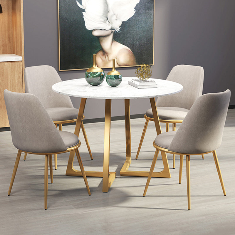 Glam Style Dining Room Chair Upholstered Dining Chair for Indoor Clearhalo 'Dining Chairs' 'Dining Tables & Seating' 'dining_chair' 'furn' 'furn_dining_chair' 'Furniture' 'furniture_dining_chair' 'Kitchen & Dining Furniture' 5033564