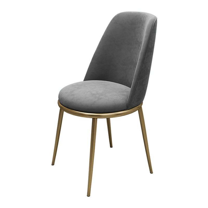 Glam Style Dining Room Chair Upholstered Dining Chair for Indoor Clearhalo 'Dining Chairs' 'Dining Tables & Seating' 'dining_chair' 'furn' 'furn_dining_chair' 'Furniture' 'furniture_dining_chair' 'Kitchen & Dining Furniture' 5033566