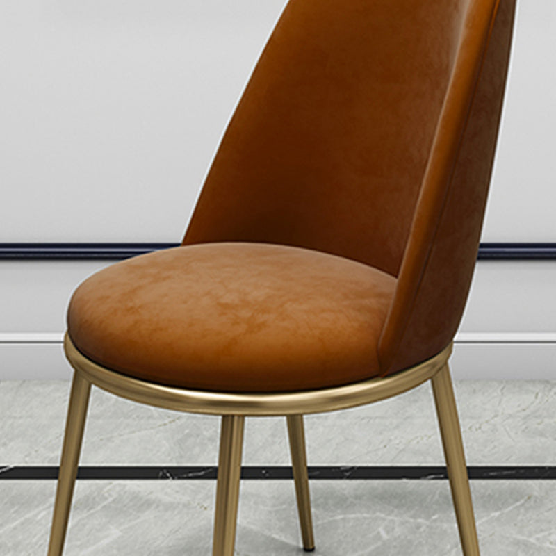 Glam Style Dining Room Chair Upholstered Dining Chair for Indoor Clearhalo 'Dining Chairs' 'Dining Tables & Seating' 'dining_chair' 'furn' 'furn_dining_chair' 'Furniture' 'furniture_dining_chair' 'Kitchen & Dining Furniture' 5033570