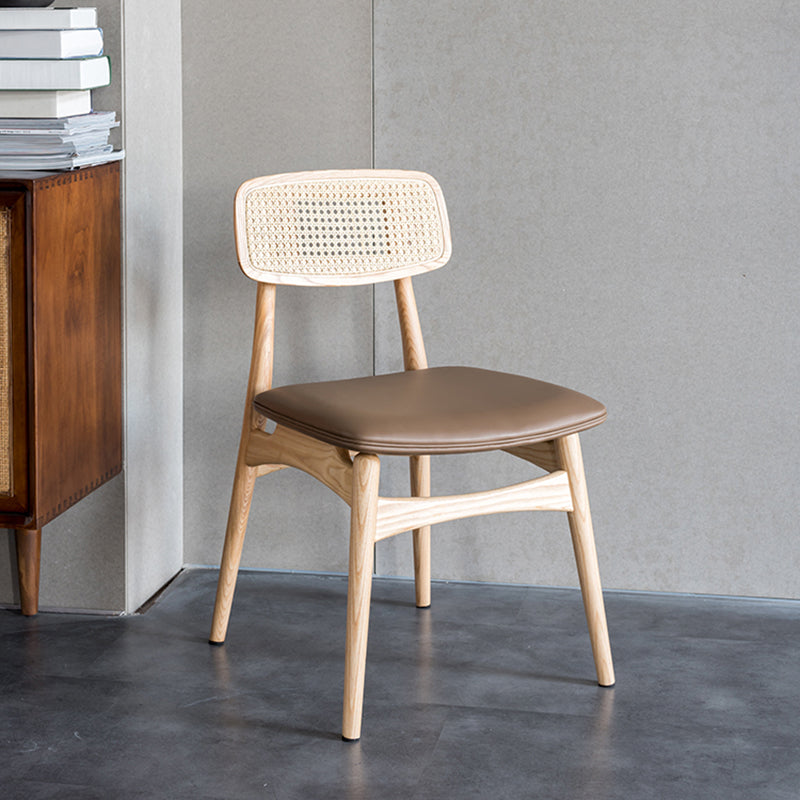 Modern Style Side Chair Solid Wood Restaurant Dining Side Chair Clearhalo 'Dining Chairs' 'Dining Tables & Seating' 'dining_chair' 'furn' 'furn_dining_chair' 'Furniture' 'furniture_dining_chair' 'Kitchen & Dining Furniture' 5033595