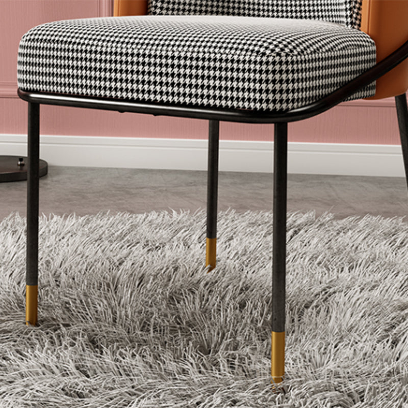 Fabric Dining Side Chair Glam Style Dining Chair for Dining Room Clearhalo 'Dining Chairs' 'Dining Tables & Seating' 'dining_chair' 'furn' 'furn_dining_chair' 'Furniture' 'furniture_dining_chair' 'Kitchen & Dining Furniture' 5033616