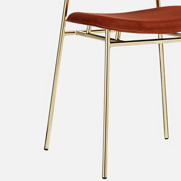 Upholstered Dining Side Chair Glam Style Dining Chair for Indoor Clearhalo 'Dining Chairs' 'Dining Tables & Seating' 'dining_chair' 'furn' 'furn_dining_chair' 'Furniture' 'furniture_dining_chair' 'Kitchen & Dining Furniture' 5033671