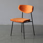 Upholstered Dining Side Chair Glam Style Dining Chair for Indoor Black-Orange 1 Piece Clearhalo 'Dining Chairs' 'Dining Tables & Seating' 'dining_chair' 'furn' 'furn_dining_chair' 'Furniture' 'furniture_dining_chair' 'Kitchen & Dining Furniture' 5033672