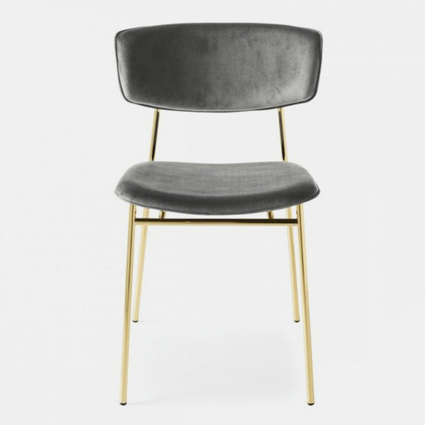 Upholstered Dining Side Chair Glam Style Dining Chair for Indoor Clearhalo 'Dining Chairs' 'Dining Tables & Seating' 'dining_chair' 'furn' 'furn_dining_chair' 'Furniture' 'furniture_dining_chair' 'Kitchen & Dining Furniture' 5033682