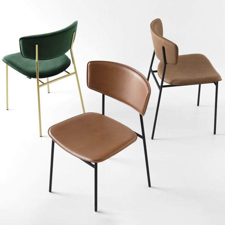 Upholstered Dining Side Chair Glam Style Dining Chair for Indoor Clearhalo 'Dining Chairs' 'Dining Tables & Seating' 'dining_chair' 'furn' 'furn_dining_chair' 'Furniture' 'furniture_dining_chair' 'Kitchen & Dining Furniture' 5033684