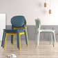 Scandinavian Plastic Armless Chair Open Back Dining Room Chair Clearhalo 'Dining Chairs' 'Dining Tables & Seating' 'dining_chair' 'furn' 'furn_dining_chair' 'Furniture' 'furniture_dining_chair' 'Kitchen & Dining Furniture' 5033744