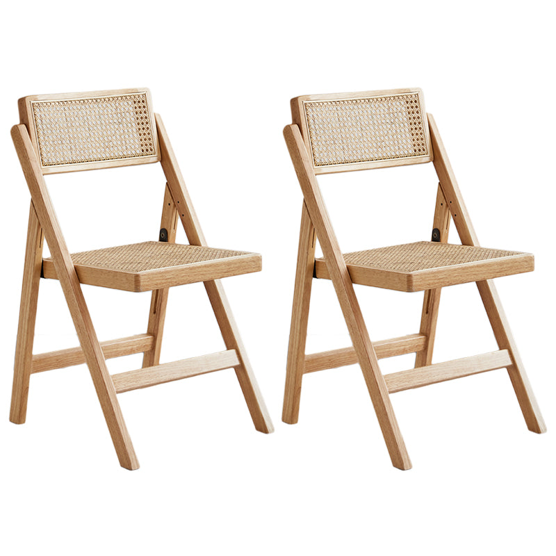 Modern Dining Room Side Chairs Solid Wood Dining Chairs with Foldable Wood 2 Piece Set Clearhalo 'Dining Chairs' 'Dining Tables & Seating' 'dining_chair' 'furn' 'furn_dining_chair' 'Furniture' 'furniture_dining_chair' 'Kitchen & Dining Furniture' 5033787