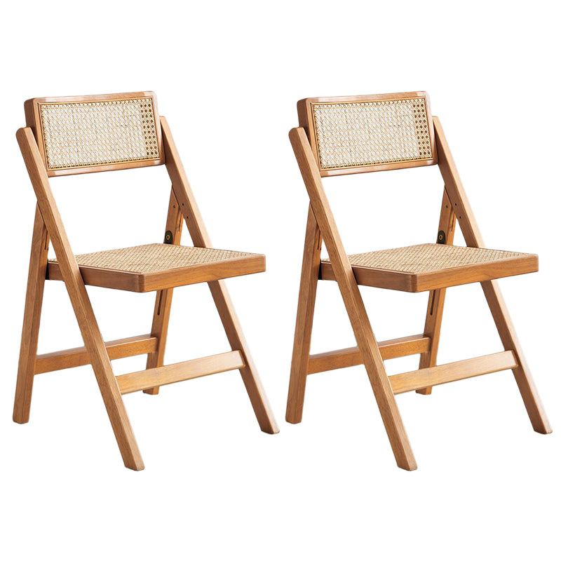 Modern Dining Room Side Chairs Solid Wood Dining Chairs with Foldable Cherry Wood 2 Piece Set Clearhalo 'Dining Chairs' 'Dining Tables & Seating' 'dining_chair' 'furn' 'furn_dining_chair' 'Furniture' 'furniture_dining_chair' 'Kitchen & Dining Furniture' 5033796