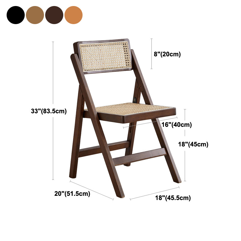 Modern Dining Room Side Chairs Solid Wood Dining Chairs with Foldable Clearhalo 'Dining Chairs' 'Dining Tables & Seating' 'dining_chair' 'furn' 'furn_dining_chair' 'Furniture' 'furniture_dining_chair' 'Kitchen & Dining Furniture' 5033802