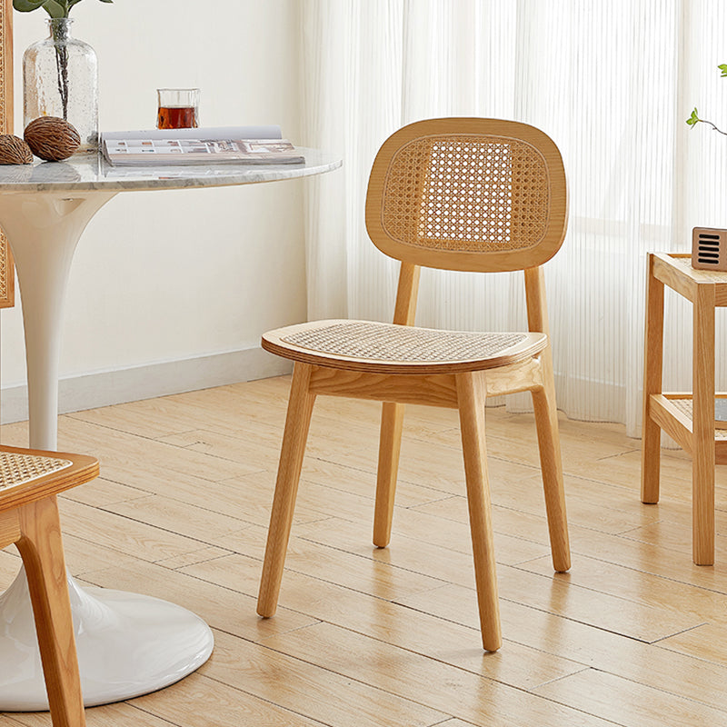 Armless Dining Chairs Modern Wooden Side Chairs for Dining Room Wood 1 Piece Clearhalo 'Dining Chairs' 'Dining Tables & Seating' 'dining_chair' 'furn' 'furn_dining_chair' 'Furniture' 'furniture_dining_chair' 'Kitchen & Dining Furniture' 5033837