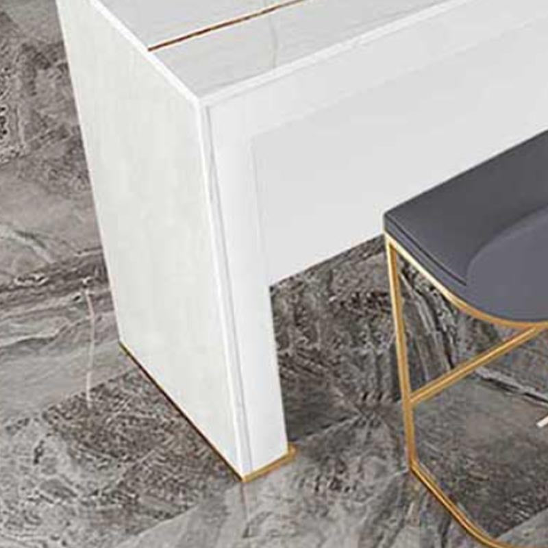 Indoor Double Pedestal Cocktail Bar Table Modern Pub Height Dining Table Clearhalo 'Bar Furniture' 'Bar Tables' 'bar_tables' 'furn' 'furn_bar_tables' 'Furniture' 'furniture_bar_tables' 'Kitchen & Dining Furniture' 5033911