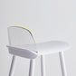 Coffee Shop Footrest Scandinavian Stool Matte Finish Plastic Barstool Clearhalo 'Bar Furniture' 'Bar Stools' 'bar_stools' 'furn' 'furn_bar_stools' 'Furniture' 'furniture_bar_stools' 'Kitchen & Dining Furniture' 5034031