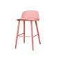 Coffee Shop Footrest Scandinavian Stool Matte Finish Plastic Barstool Clearhalo 'Bar Furniture' 'Bar Stools' 'bar_stools' 'furn' 'furn_bar_stools' 'Furniture' 'furniture_bar_stools' 'Kitchen & Dining Furniture' 5034041
