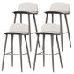 Coffee Shop Footrest Scandinavian Stool Matte Finish Plastic Barstool Gray-Clear 4 Piece Set Bar Stool(30"H) Clearhalo 'Bar Furniture' 'Bar Stools' 'bar_stools' 'furn' 'furn_bar_stools' 'Furniture' 'furniture_bar_stools' 'Kitchen & Dining Furniture' 5034087