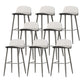 Coffee Shop Footrest Scandinavian Stool Matte Finish Plastic Barstool Gray-Clear 8 Piece Set Bar Stool(30"H) Clearhalo 'Bar Furniture' 'Bar Stools' 'bar_stools' 'furn' 'furn_bar_stools' 'Furniture' 'furniture_bar_stools' 'Kitchen & Dining Furniture' 5034089