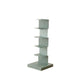 Scandinavian Vertical Corner Bookshelf Stainless Steel Material Bookshelf for Office Green 13.8"L x 13.8"W x 36.2"H Clearhalo 'Bookcases' 'Furniture' 'furniture_bookcases' 'Office Furniture' 5034997