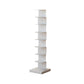 Scandinavian Vertical Corner Bookshelf Stainless Steel Material Bookshelf for Office Grey 13.8"L x 13.8"W x 56.7"H Clearhalo 'Bookcases' 'Furniture' 'furniture_bookcases' 'Office Furniture' 5035021