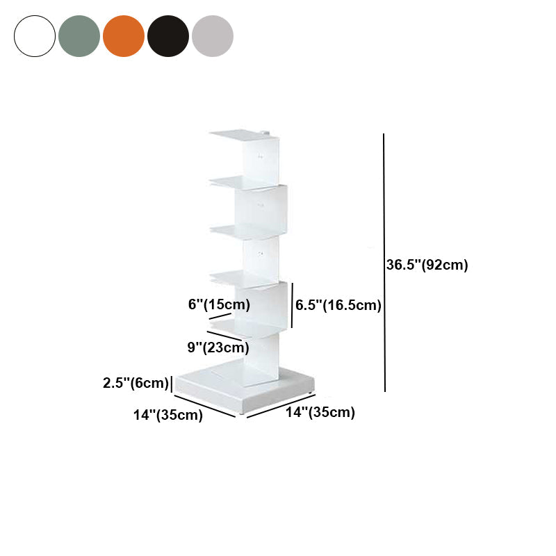 Scandinavian Vertical Corner Bookshelf Stainless Steel Material Bookshelf for Office Clearhalo 'Bookcases' 'Furniture' 'furniture_bookcases' 'Office Furniture' 5035024