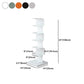Scandinavian Vertical Corner Bookshelf Stainless Steel Material Bookshelf for Office Clearhalo 'Bookcases' 'Furniture' 'furniture_bookcases' 'Office Furniture' 5035025