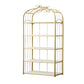 Glam Style Gold Bookshelf Metal Open Shelf Bookcase for Home 39.4"L x 11.8"W x 70.9"H Clearhalo 'Bookcases' 'furn' 'furn_bookcases' 'Furniture' 'furniture_bookcases' 'Office Furniture' 5035038