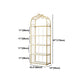 Glam Style Gold Bookshelf Metal Open Shelf Bookcase for Home Clearhalo 'Bookcases' 'furn' 'furn_bookcases' 'Furniture' 'furniture_bookcases' 'Office Furniture' 5035051