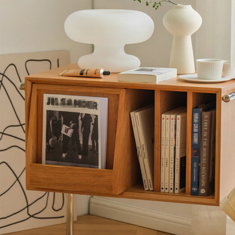 Glam Style Wood Standard Bookcase 25"L Vertical Closed Back Bookshelf Clearhalo 'Bookcases' 'furn' 'furn_bookcases' 'Furniture' 'furniture_bookcases' 'Office Furniture' 5035060