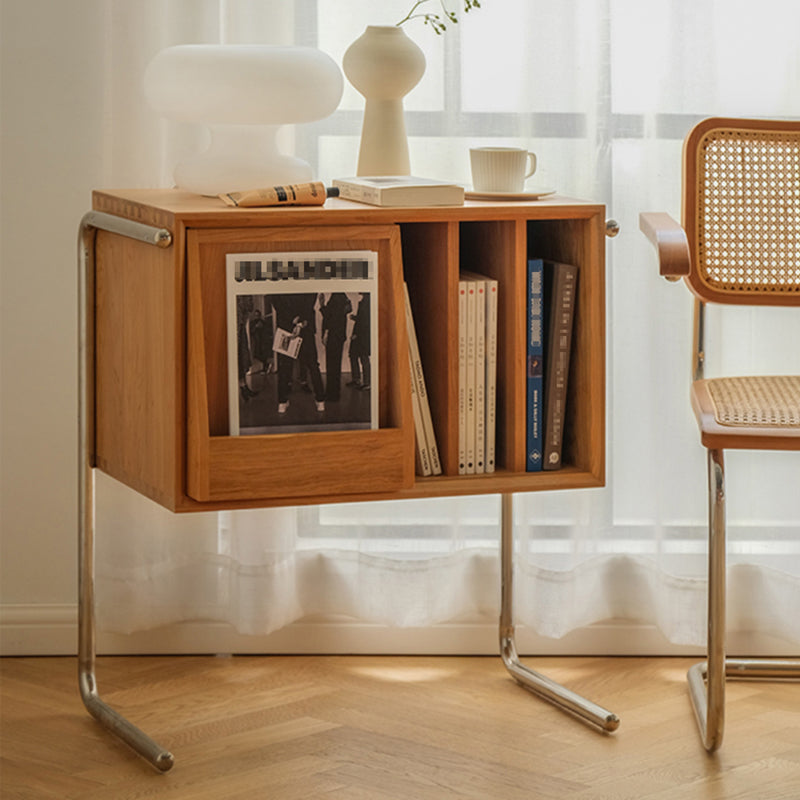 Glam Style Wood Standard Bookcase 25"L Vertical Closed Back Bookshelf Clearhalo 'Bookcases' 'furn' 'furn_bookcases' 'Furniture' 'furniture_bookcases' 'Office Furniture' 5035062