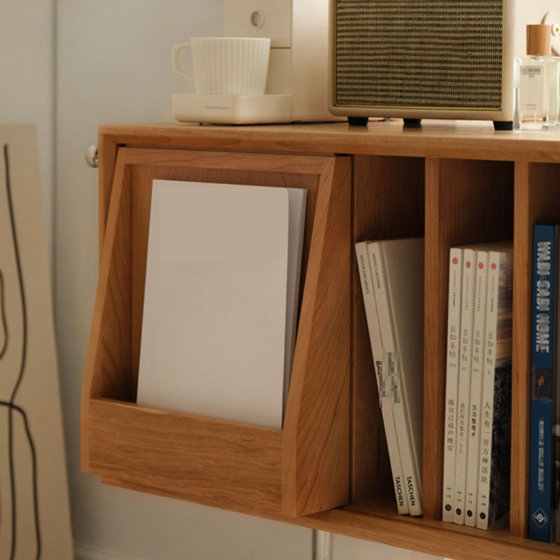 Glam Style Wood Standard Bookcase 25"L Vertical Closed Back Bookshelf Clearhalo 'Bookcases' 'furn' 'furn_bookcases' 'Furniture' 'furniture_bookcases' 'Office Furniture' 5035068