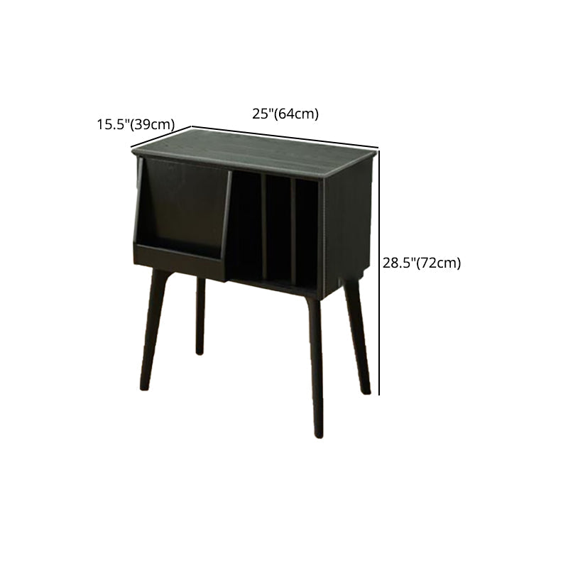 Glam Style Wood Standard Bookcase 25"L Vertical Closed Back Bookshelf Clearhalo 'Bookcases' 'furn' 'furn_bookcases' 'Furniture' 'furniture_bookcases' 'Office Furniture' 5035073