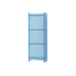 Acrylic Closed Back Standard Bookshelf Glam Vertical Bookshelf 15.7"L x 9.8"W x 46.5"H Blue Clearhalo 'Bookcases' 'furn' 'furn_bookcases' 'Furniture' 'furniture_bookcases' 'Office Furniture' 5035100