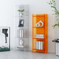 Acrylic Closed Back Standard Bookshelf Glam Vertical Bookshelf Clearhalo 'Bookcases' 'furn' 'furn_bookcases' 'Furniture' 'furniture_bookcases' 'Office Furniture' 5035114