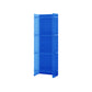 Acrylic Closed Back Standard Bookshelf Glam Vertical Bookshelf 15.7"L x 9.8"W x 46.5"H Dark Blue Clearhalo 'Bookcases' 'furn' 'furn_bookcases' 'Furniture' 'furniture_bookcases' 'Office Furniture' 5035117