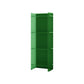 Acrylic Closed Back Standard Bookshelf Glam Vertical Bookshelf 15.7"L x 9.8"W x 46.5"H Green Clearhalo 'Bookcases' 'furn' 'furn_bookcases' 'Furniture' 'furniture_bookcases' 'Office Furniture' 5035121