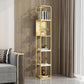 Glam Style Metal Bookshelf Open Etagere Shelf Bookcase for Home Office Clearhalo 'Bookcases' 'furn' 'furn_bookcases' 'Furniture' 'furniture_bookcases' 'Office Furniture' 5035124