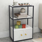 Glam Style Open Bookshelf Etagere Shelf Bookcase with Cabinet for Home Clearhalo 'Bookcases' 'furn' 'furn_bookcases' 'Furniture' 'furniture_bookcases' 'Office Furniture' 5035148
