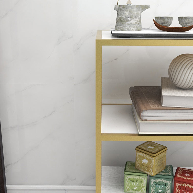 Glam Style Open Bookshelf Etagere Shelf Bookcase with Cabinet for Home Clearhalo 'Bookcases' 'furn' 'furn_bookcases' 'Furniture' 'furniture_bookcases' 'Office Furniture' 5035155