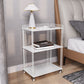 Scandinavian Geometric Bookcase Metal Shelves Included Bookshelf,26" H x 11.8" W White Clearhalo 'Bookcases' 'furn' 'furn_bookcases' 'Furniture' 'furniture_bookcases' 'Office Furniture' 5035168