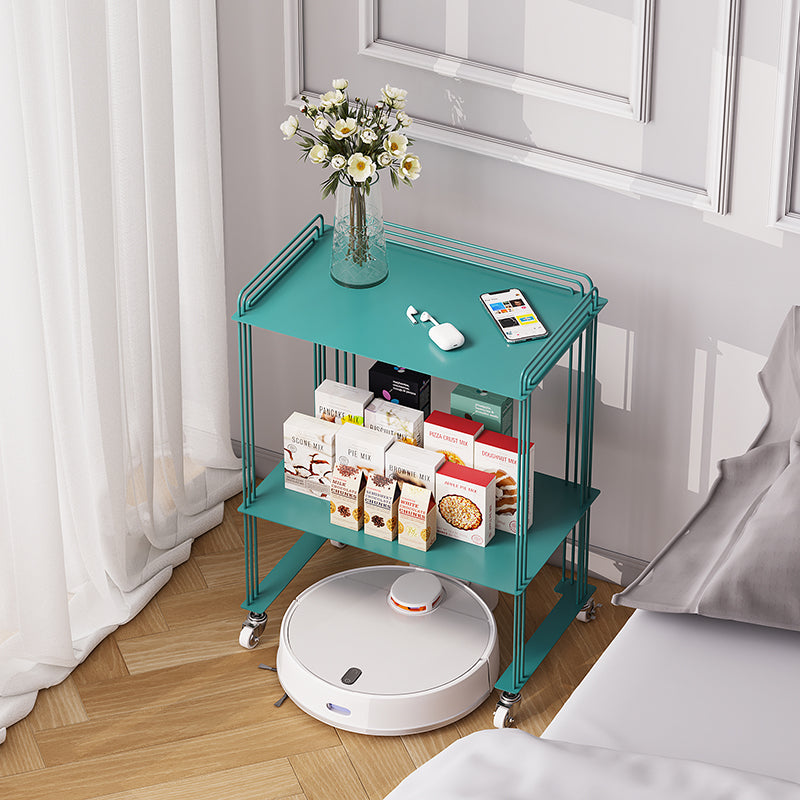 Scandinavian Geometric Bookcase Metal Shelves Included Bookshelf,26" H x 11.8" W Lake Blue Clearhalo 'Bookcases' 'furn' 'furn_bookcases' 'Furniture' 'furniture_bookcases' 'Office Furniture' 5035170