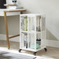 Scandinavian Metal Open Etagere Bookshelf with Iron Frame and Shelf Clearhalo 'Bookcases' 'Furniture' 'furniture_bookcases' 'Office Furniture' 5035182