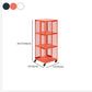 Scandinavian Metal Open Etagere Bookshelf with Iron Frame and Shelf Clearhalo 'Bookcases' 'Furniture' 'furniture_bookcases' 'Office Furniture' 5035210