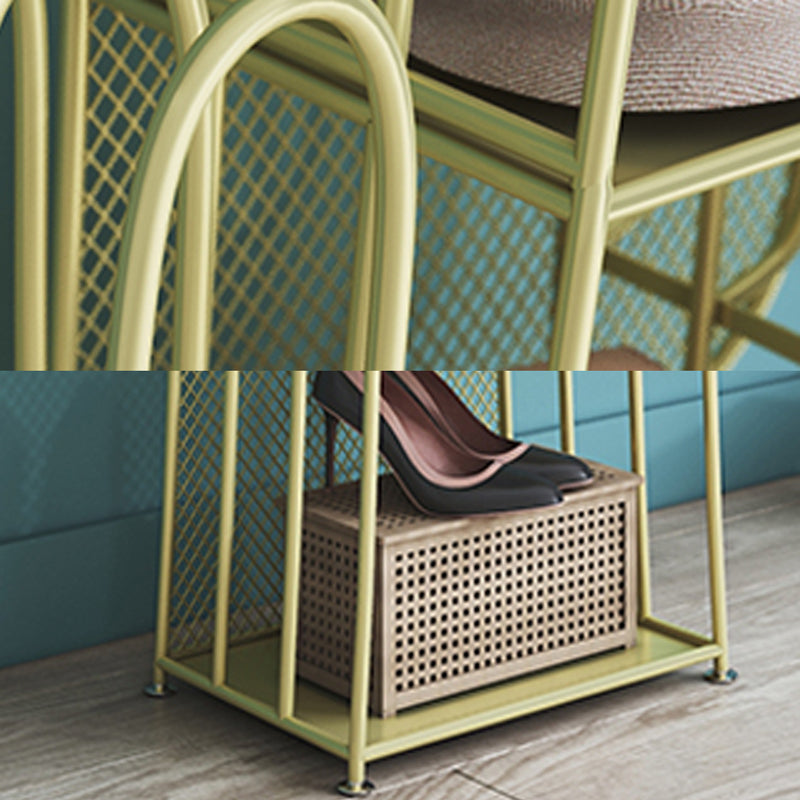 18.1"L Scandinavian Style Standard Bookcase Metal Closed Back Bookshelf Clearhalo 'Bookcases' 'furn' 'furn_bookcases' 'Furniture' 'furniture_bookcases' 'Office Furniture' 5035228