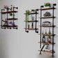 Metal Floating Bookcase Industrial Style Closed Back Shelf for Home Office Clearhalo 'Bookcases' 'furn' 'furn_bookcases' 'Furniture' 'furniture_bookcases' 'Office Furniture' 5035235